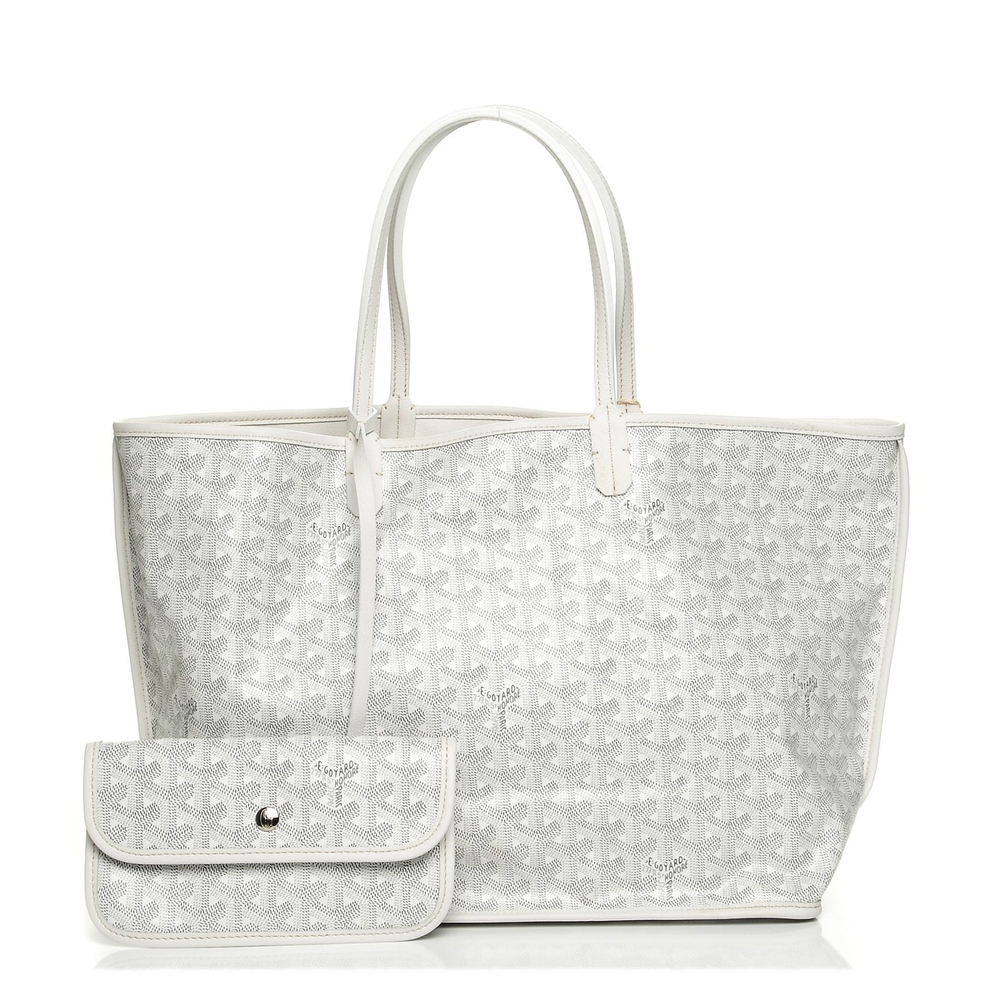 Goyardine Reversible Anjou PM White