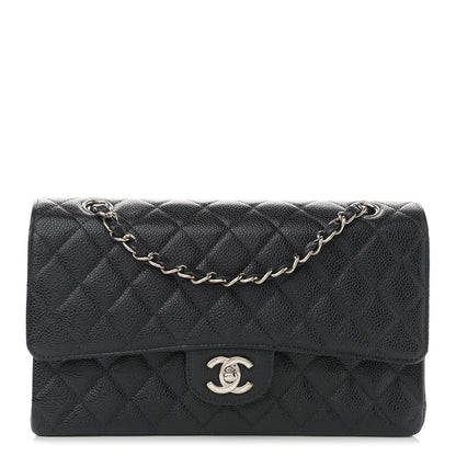 Chanel Caviar Quilted Medium Double Flap Black 1 of 10