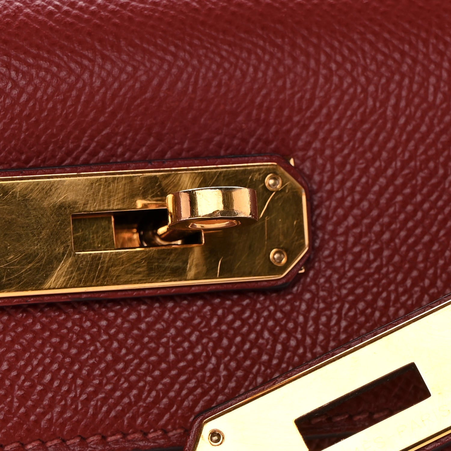 Hermes Epsom Kelly Sellier 28 Rouge Grenat 14 of 19