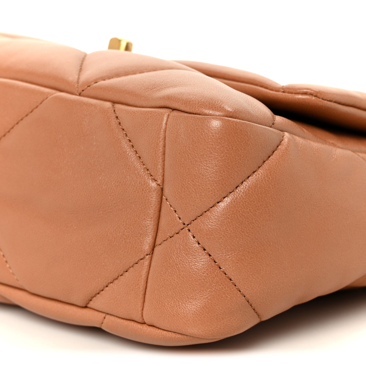 Chanel Lambskin Quilted Medium Chanel 19 Flap Brown 10 of 10