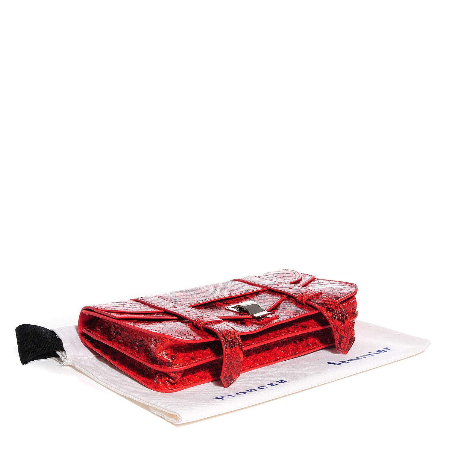 Proenza Schouler Python PS1 Pochette Poppy 4 of 9