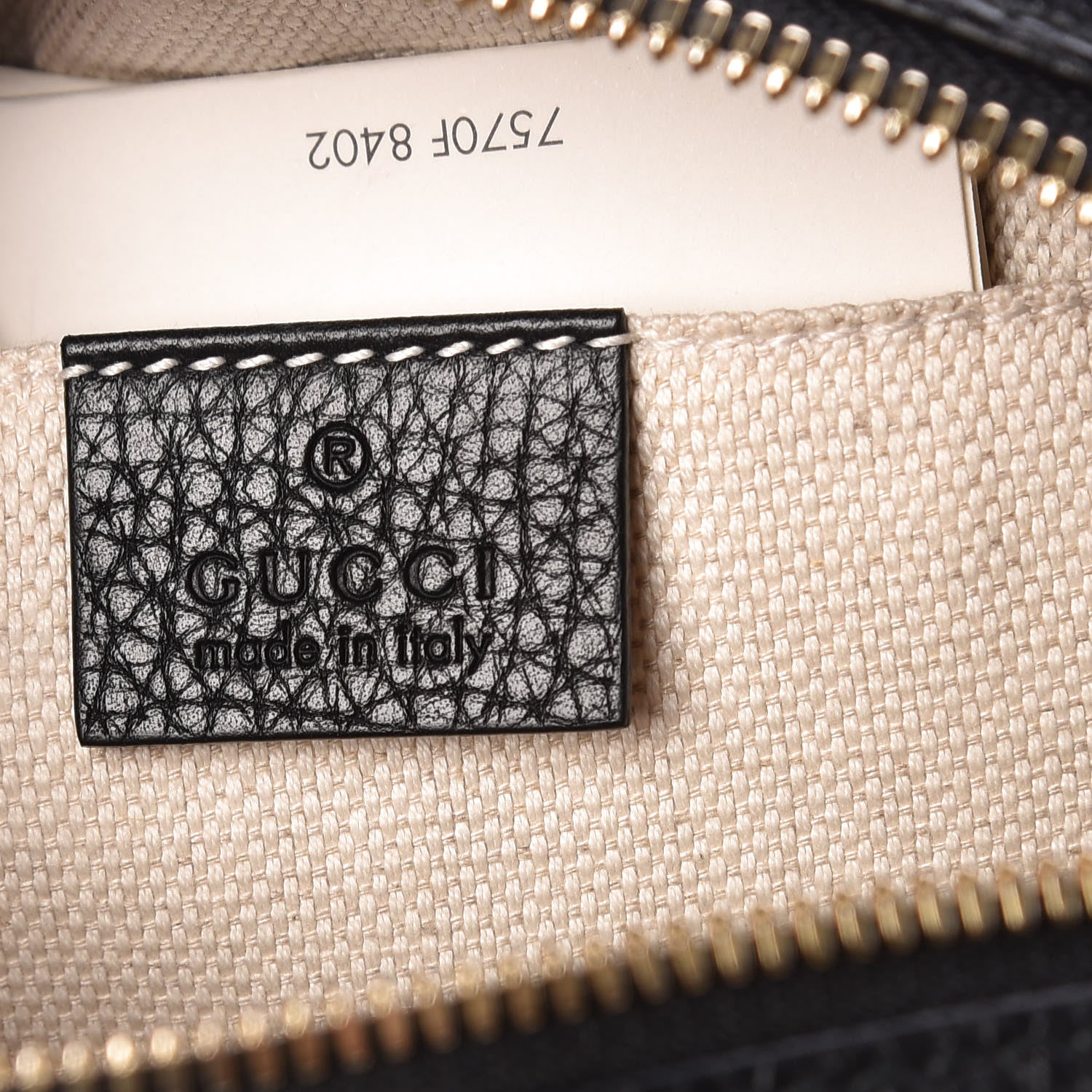 Gucci Pebbled Calfskin Small Soho Disco Bag Black 6 of 9