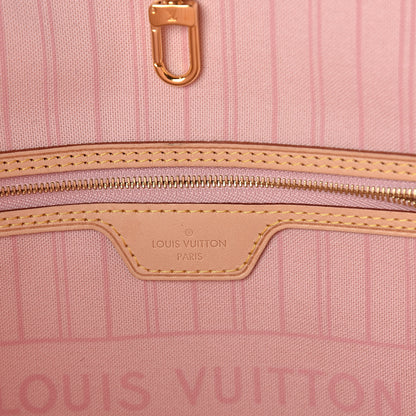 Louis Vuitton Damier Azur Neo Neverfull MM Rose Ballerine 6 of 11