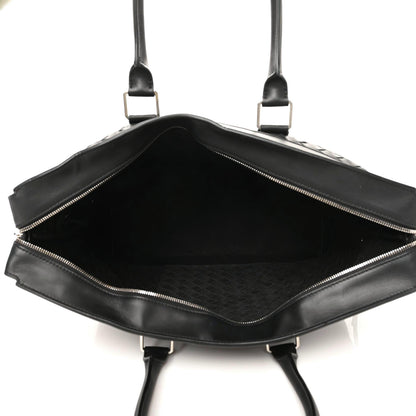 Bottega Veneta Calfskin Intrecciato Zipped Tote Black 8 of 10