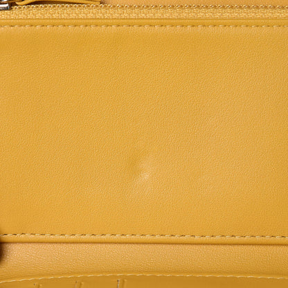 Chanel Caviar Quilted Medium Flap Wallet Yellow 11 of 12