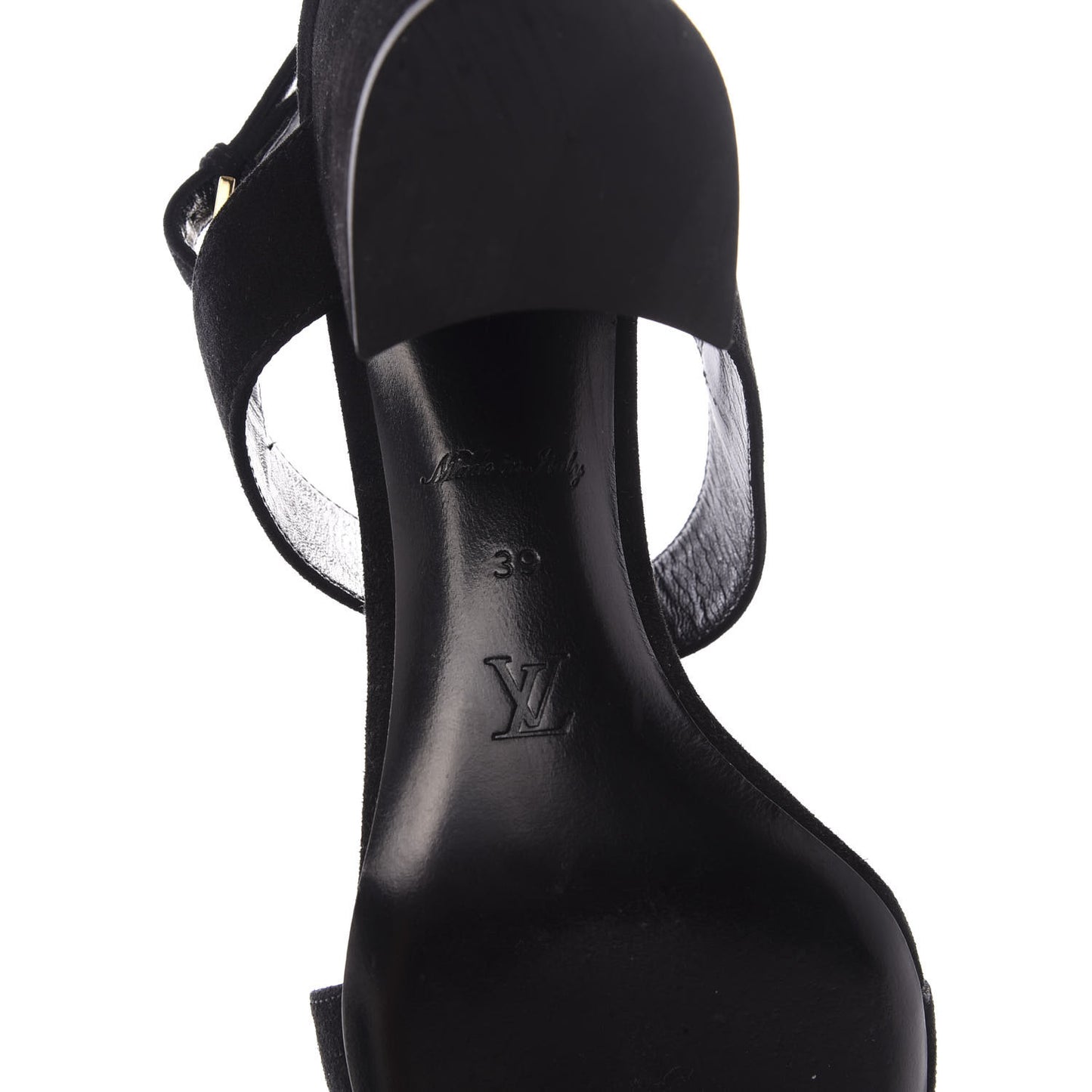 Suede Bahiana Sandals 39 Black