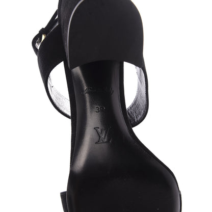 Louis Vuitton Suede Bahiana Sandals 39 Black 9 of 10