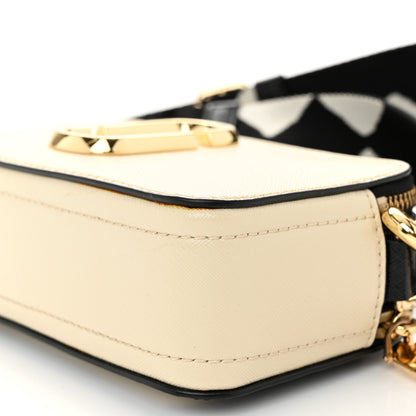 Marc Jacobs Saffiano Small Snapshot Camera Bag Cloud White Multicolor 11 of 12
