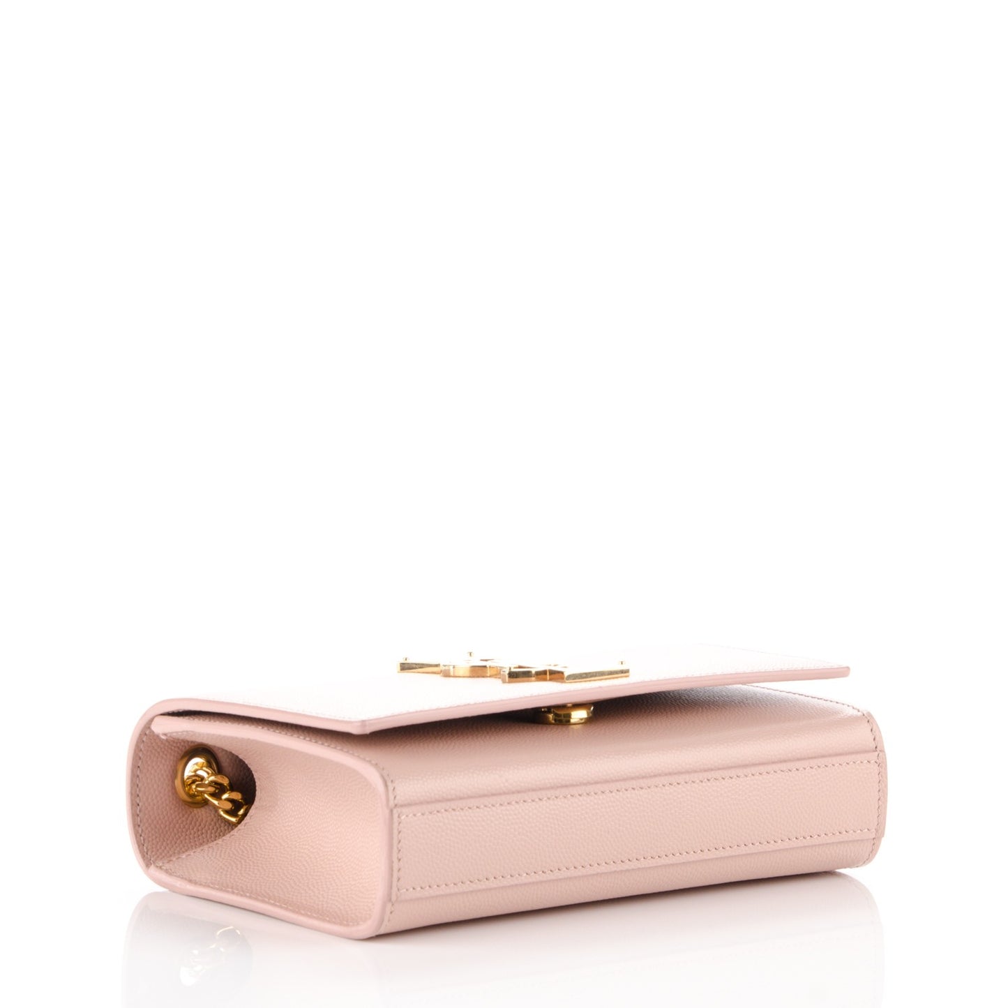Grain De Poudre Small Monogram Kate Satchel Pale Pink