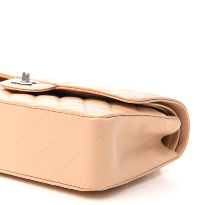Chanel Caviar Quilted Medium Double Flap Beige Clair 7 of 11