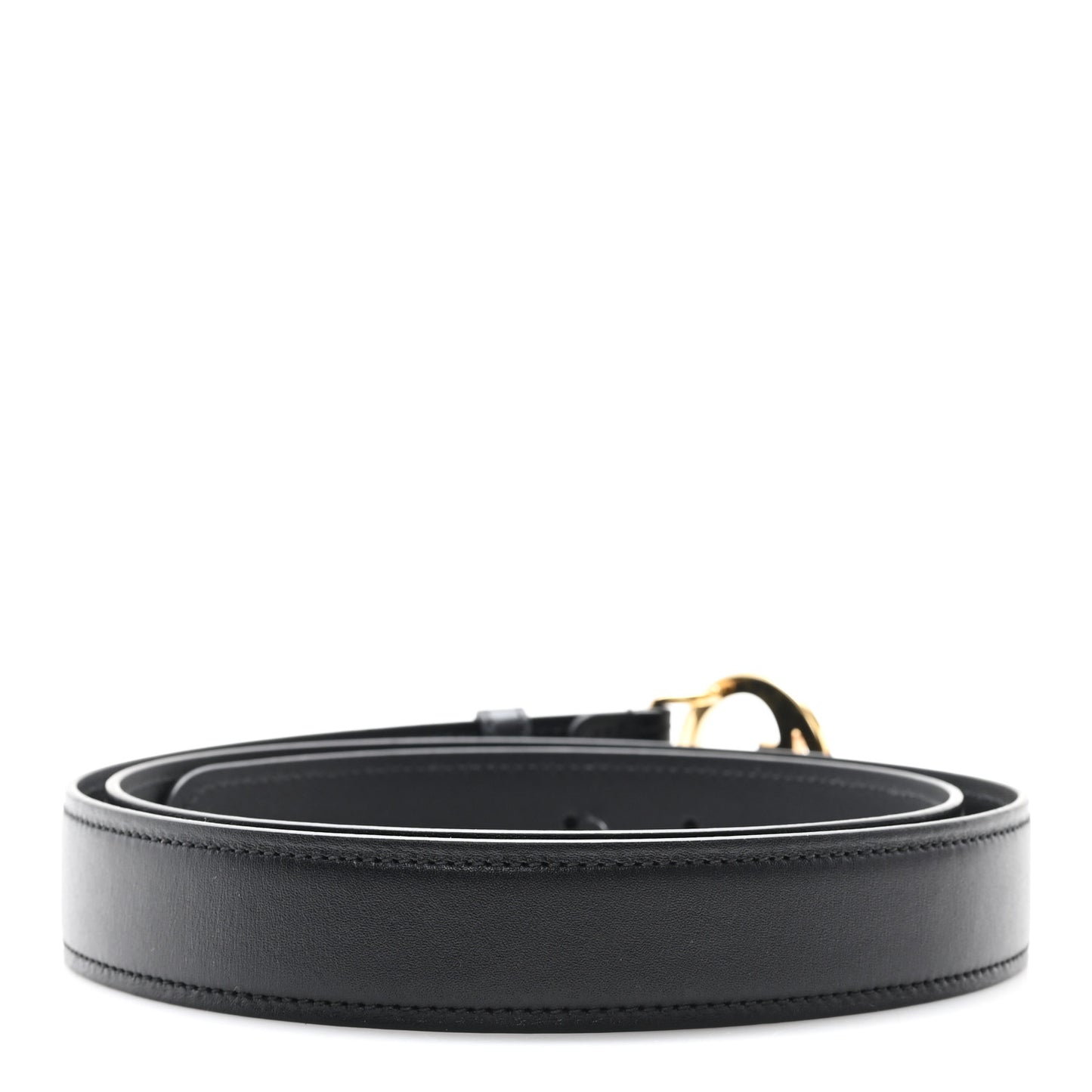 Ciny Lux Calfskin Blondie 30mm Belt 100 40 Black