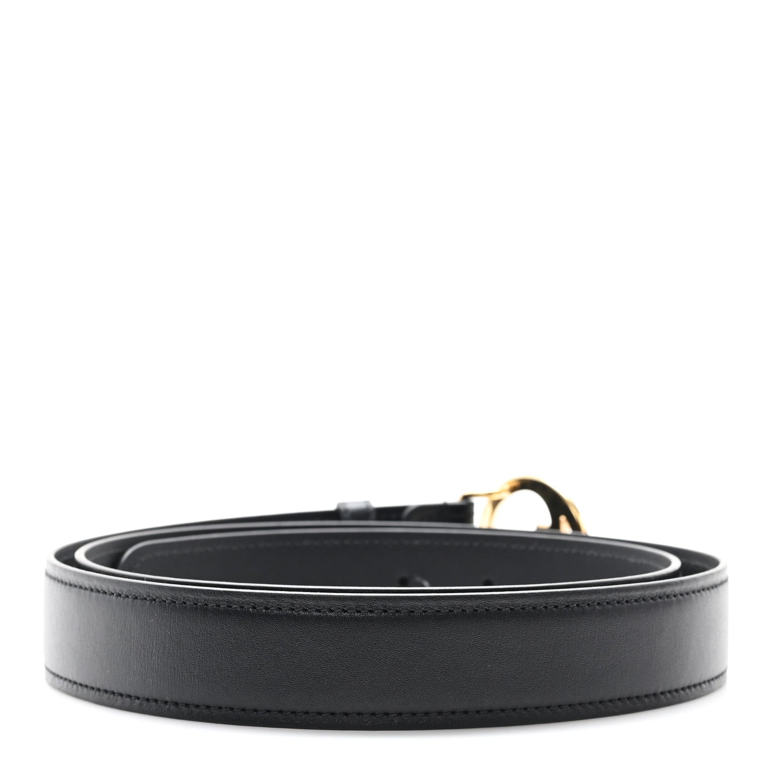 Gucci Ciny Lux Calfskin Blondie 30mm Belt 100 40 Black 2 of 5