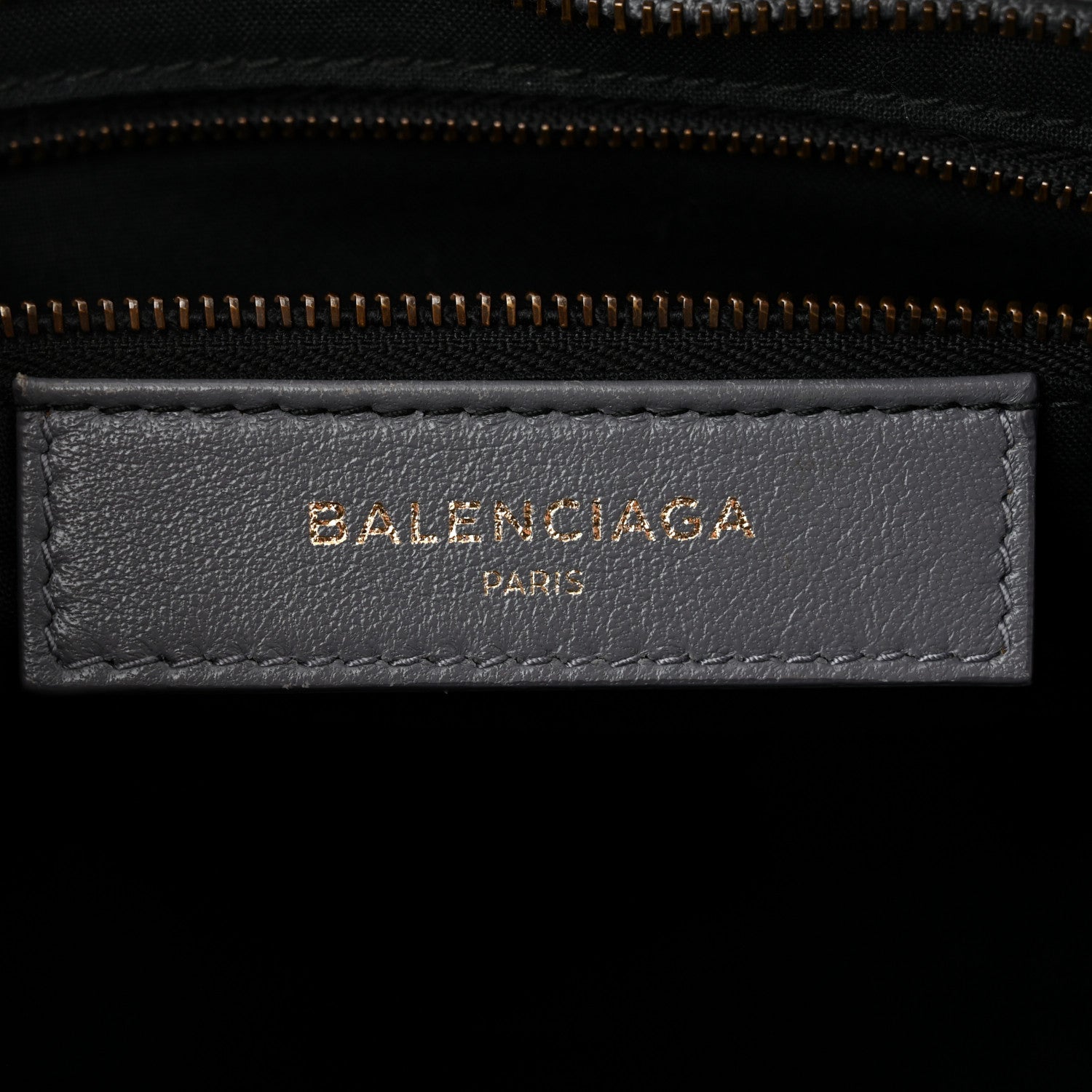 Balenciaga Calfskin Crocodile Embossed Classic Hardware City Gris Beton 6 of 14