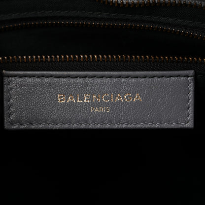 Balenciaga Calfskin Crocodile Embossed Classic Hardware City Gris Beton 6 of 14