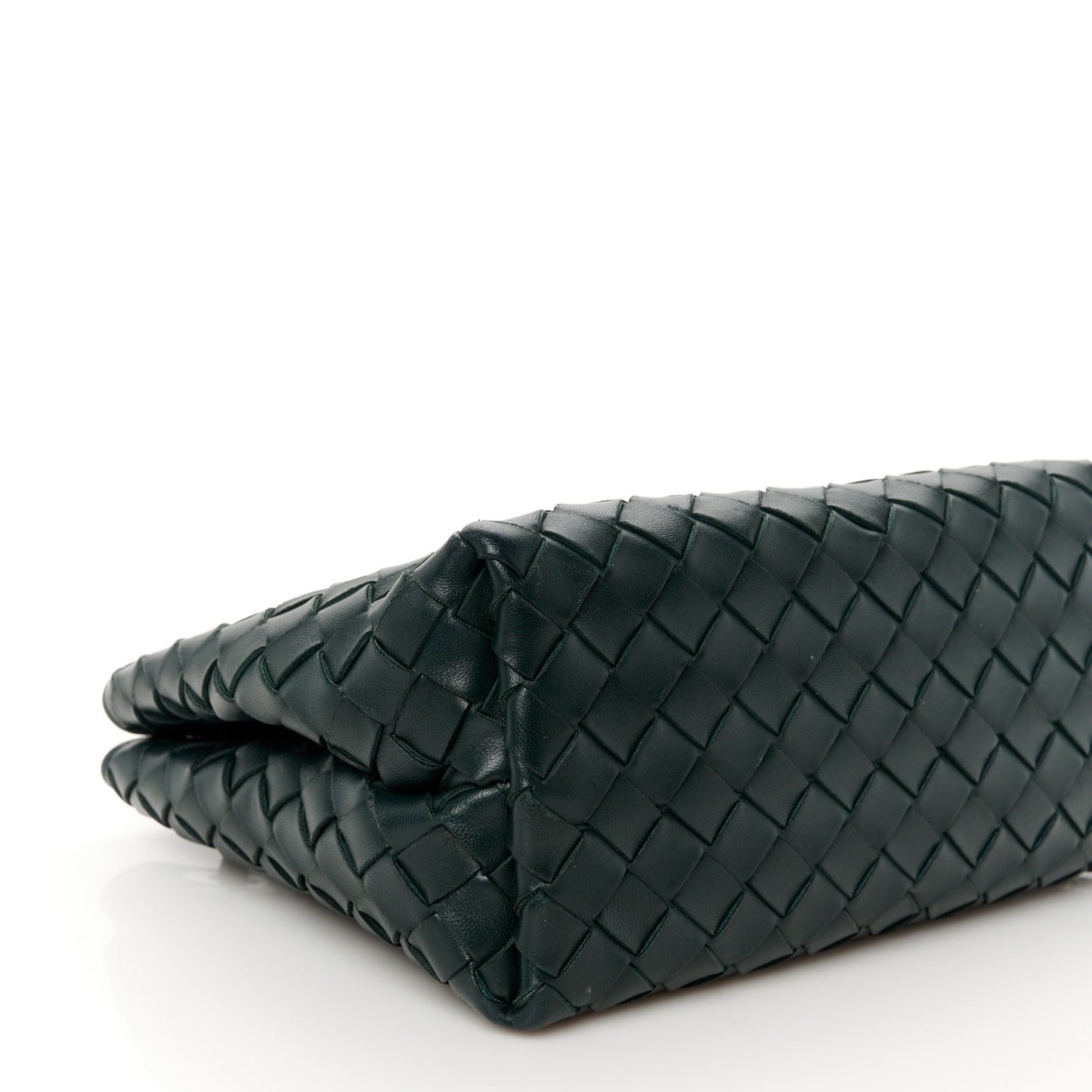 Nappa Intrecciato Small Andiamo Shoulder Bag Emerald Green