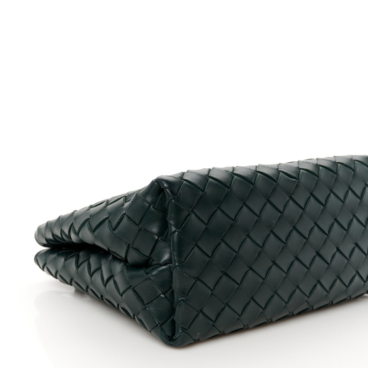 Bottega Veneta Nappa Intrecciato Small Andiamo Shoulder Bag Emerald Green 9 of 11