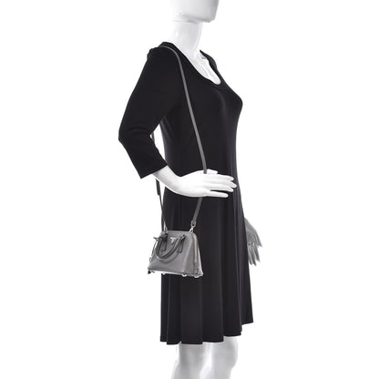 Prada Saffiano Lux Mini Promenade Tote Marmo 2 of 8