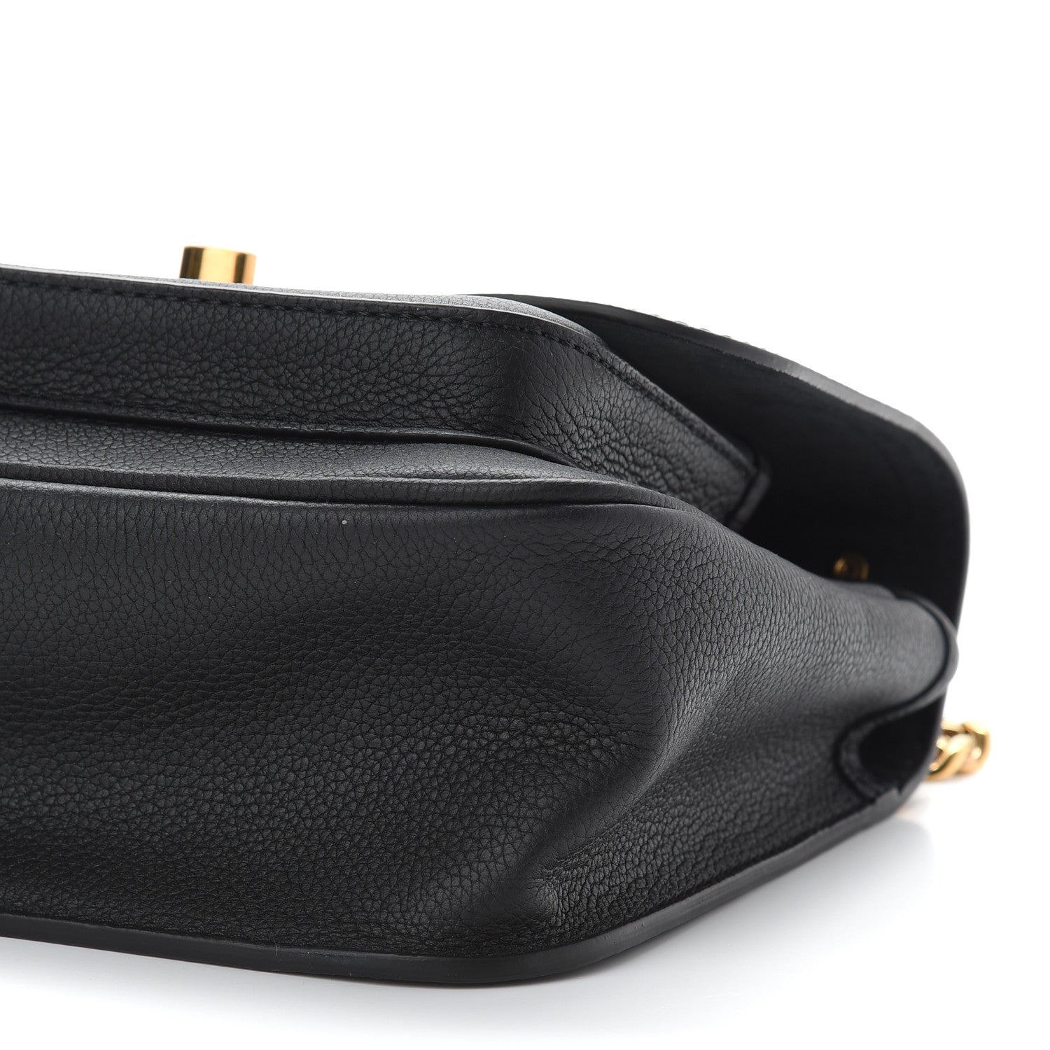 Louis Vuitton Grained Calfskin Lockme Chain Bag Black 8 of 8