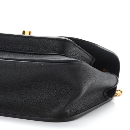 Louis Vuitton Grained Calfskin Lockme Chain Bag Black 8 of 8