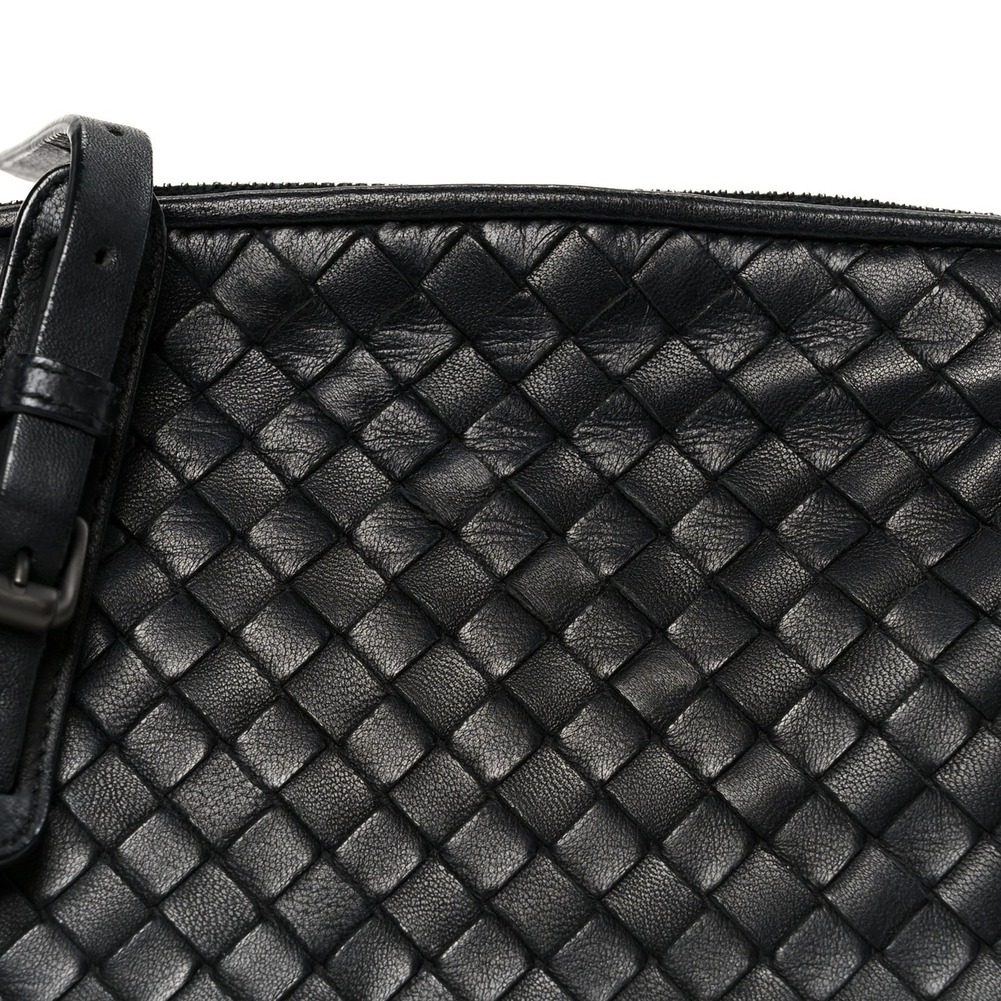 Nappa Intrecciato Nodini Bag Black