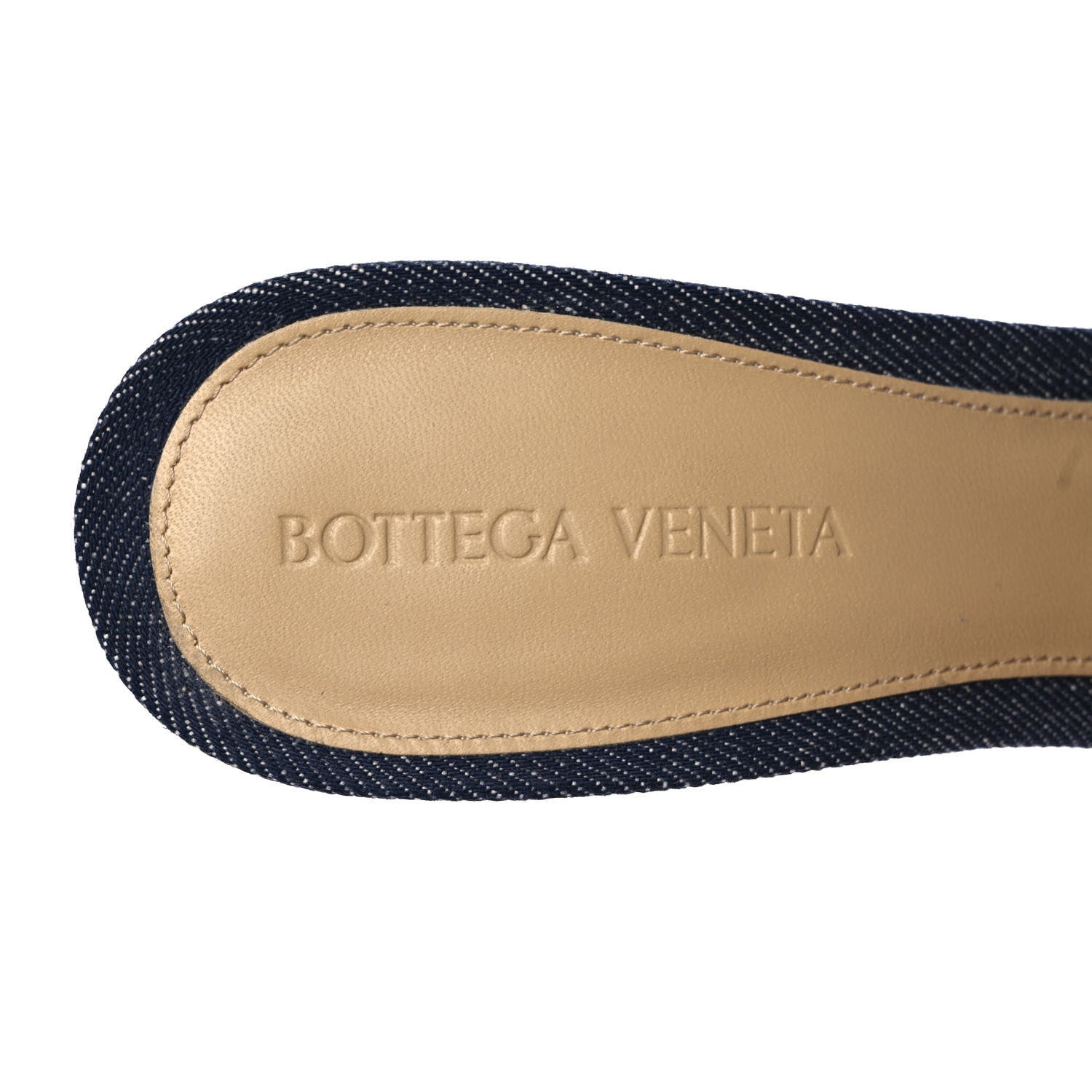 Bottega Veneta Denim Matelasse Padded Mule Sandals 39 Indigo 6 of 7