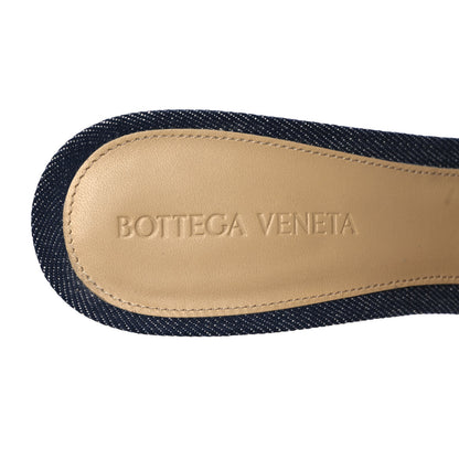 Bottega Veneta Denim Matelasse Padded Mule Sandals 39 Indigo 6 of 7