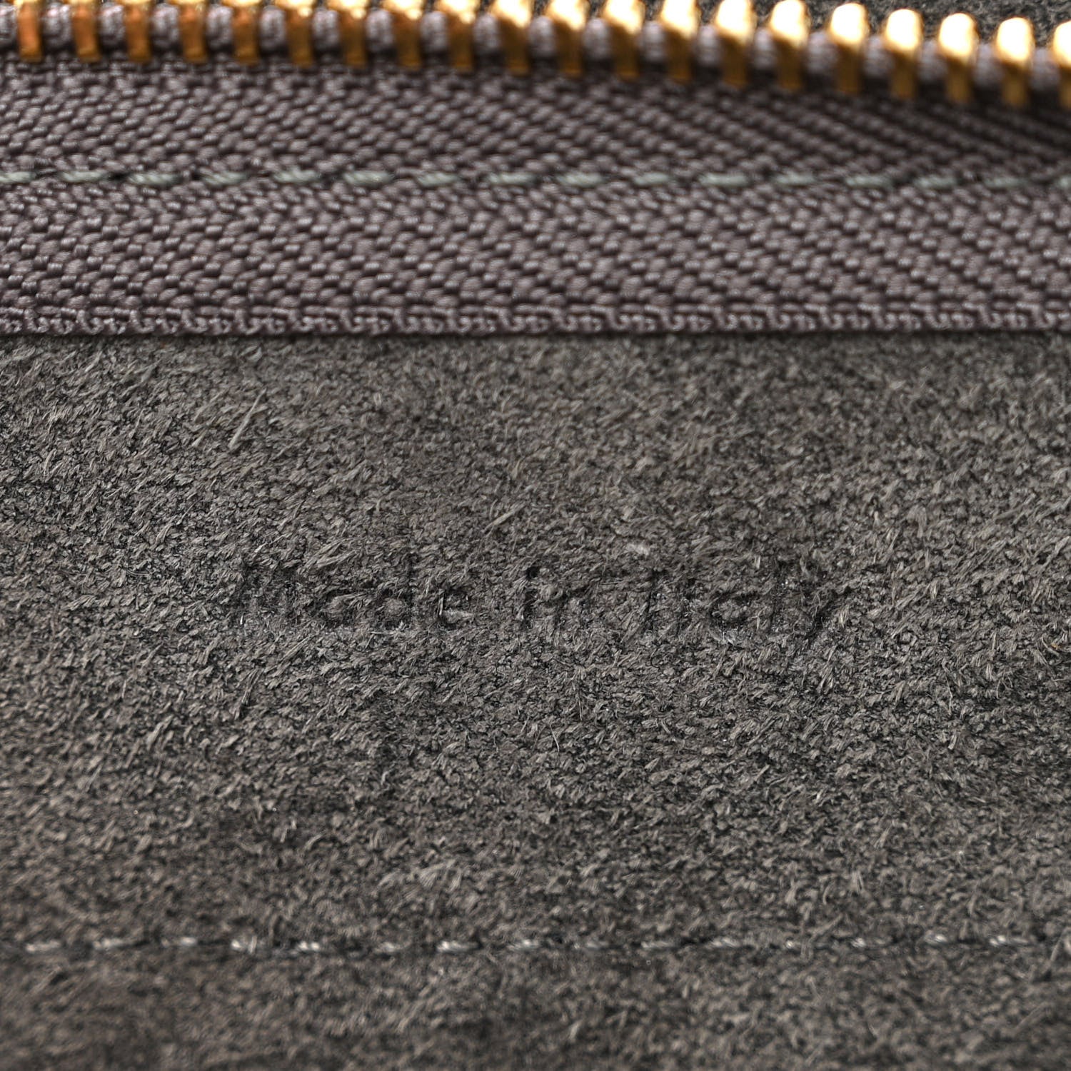 Celine Grained Calfskin Nano Belt Bag Grey 6 of 10