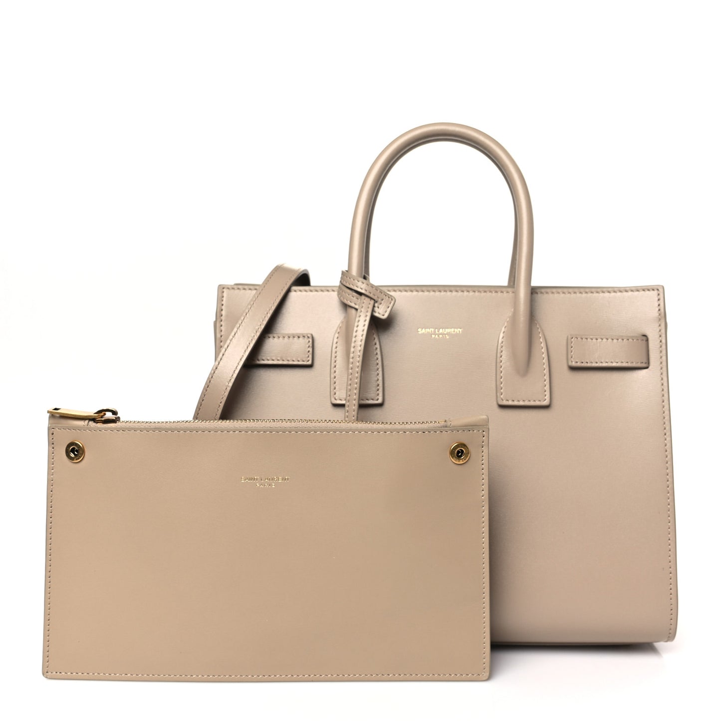 Calfskin Baby Sac De Jour Dark Beige