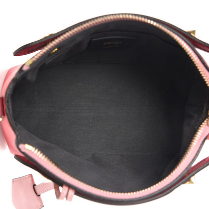 Fendi Vitello Dolce 4 Color Mini By The Way Boston Bag Fiamma Bubblegum Amarena 5 of 8