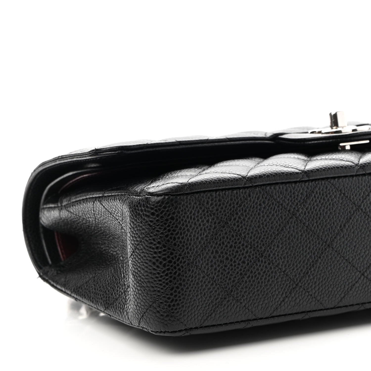 Chanel Caviar Quilted Medium Double Flap Black 8 of 10