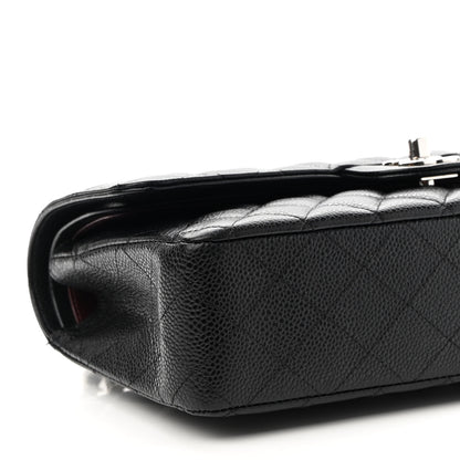 Chanel Caviar Quilted Medium Double Flap Black 8 of 10
