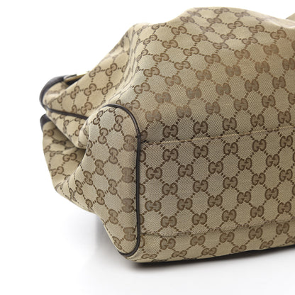 Gucci Monogram Large Sukey Tote Dark Brown 9 of 17