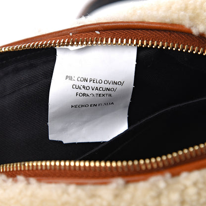 Saint Laurent Shearling Monogram Lou Belt Bag Beige 7 of 12