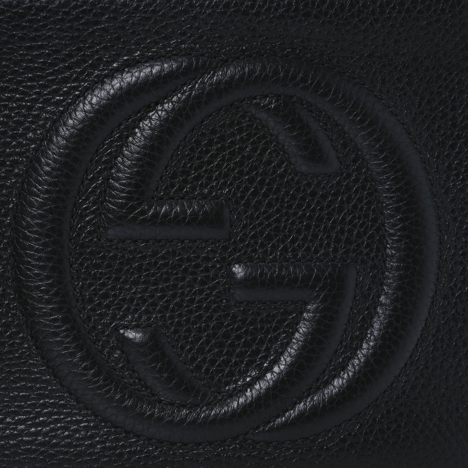 Gucci Pebbled Calfskin Small Soho Disco Bag Black 8 of 12