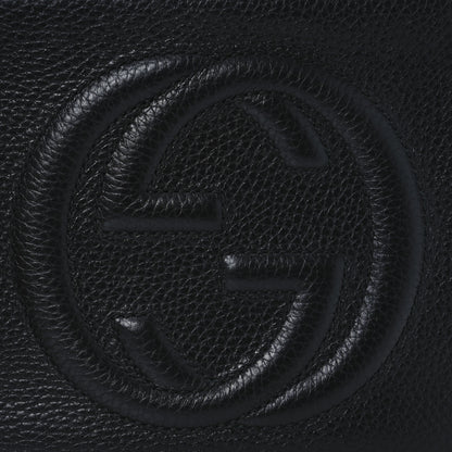 Gucci Pebbled Calfskin Small Soho Disco Bag Black 8 of 12