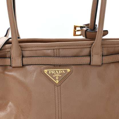 Prada Shiny Nappa Medium Bonnie Shoulder Bag Cameo 7 of 9