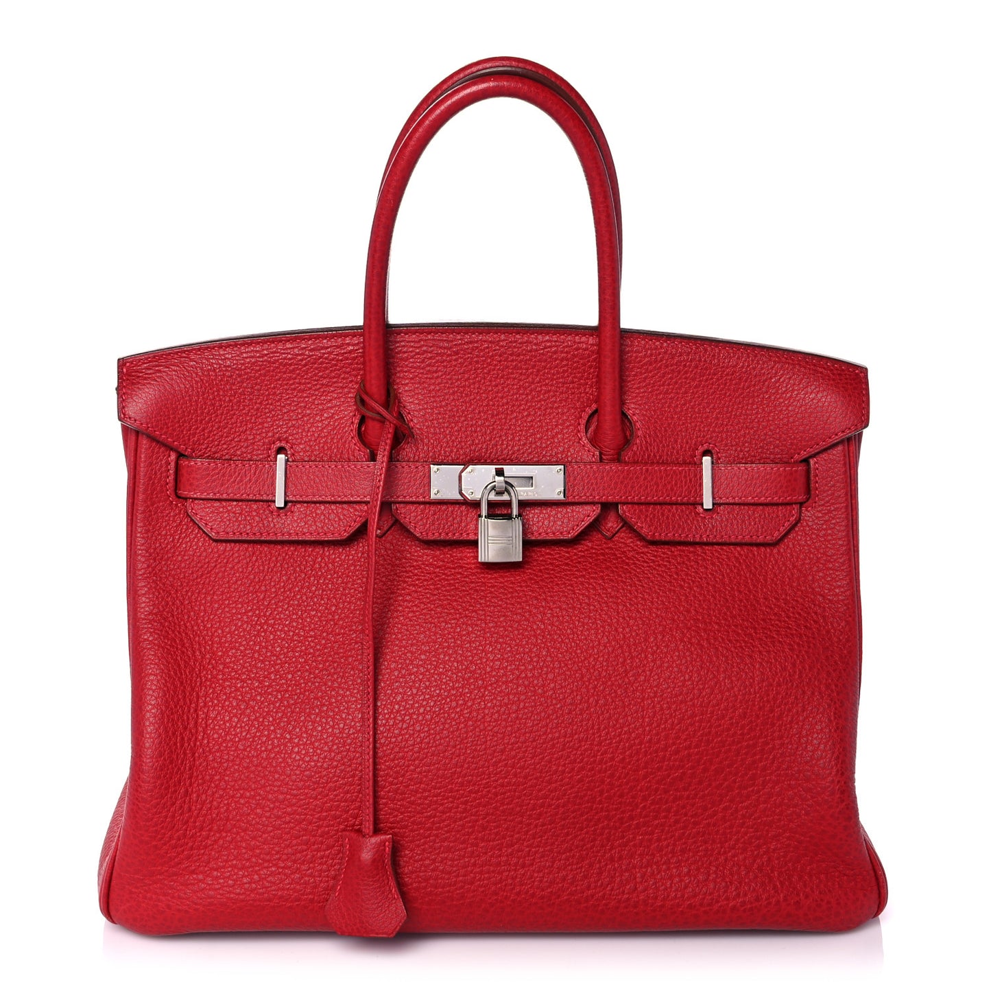 Buffle Skipper Birkin 35 Rouge Vif