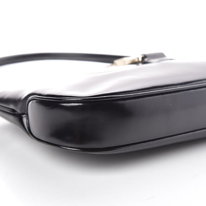 Gucci Polished Calfskin Small Hobo Black 11 of 12