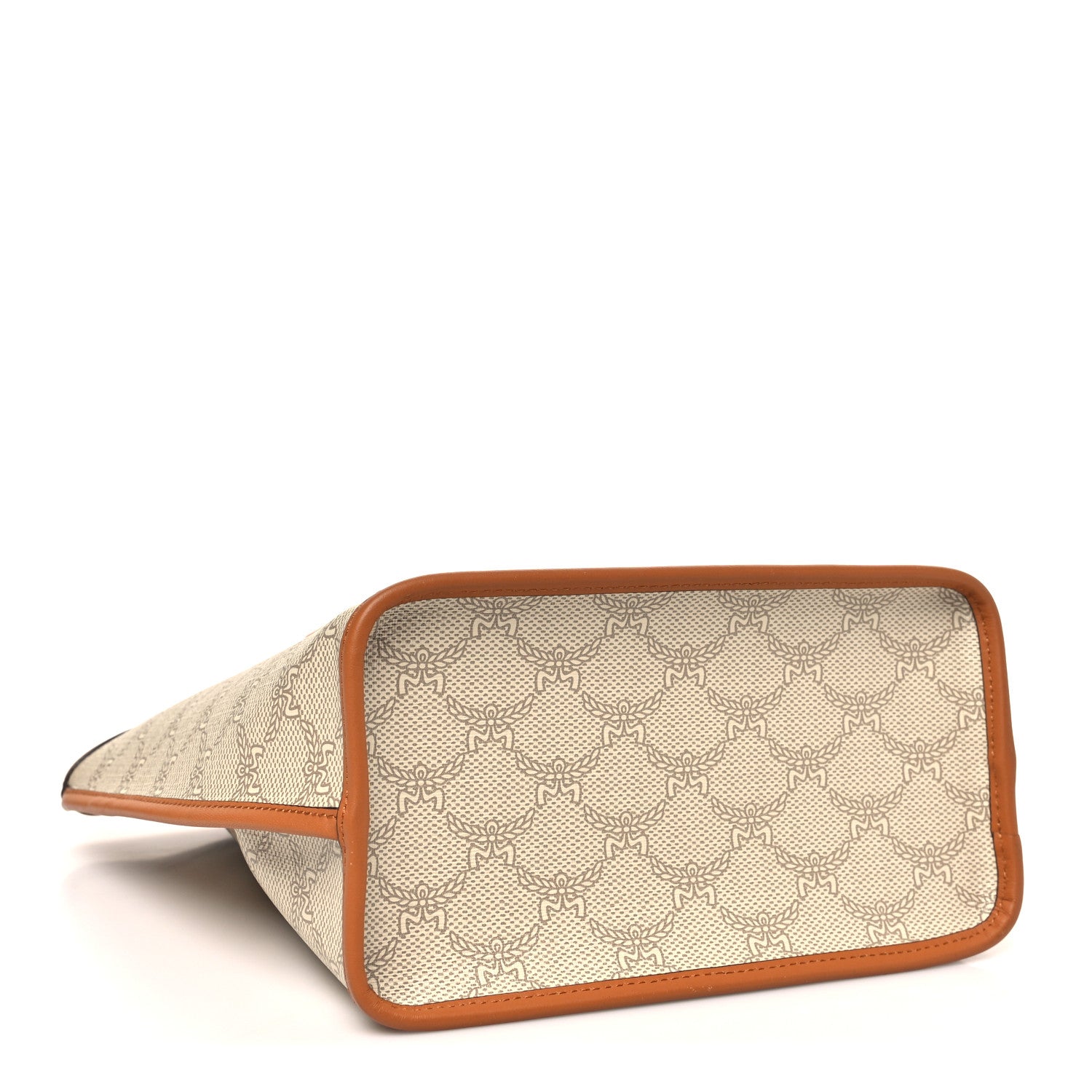 MCM Lauretos Nappa Mini Himmel Shopper Tote Oatmeal 4 of 9