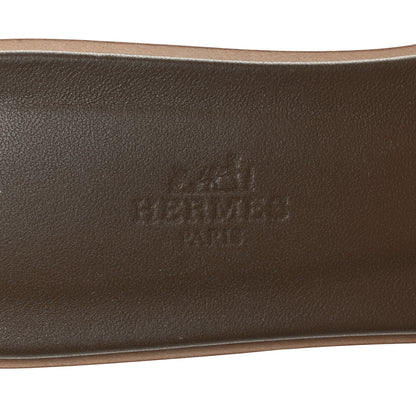 Hermes Epsom Oran Sandals 39 Etoupe 7 of 8