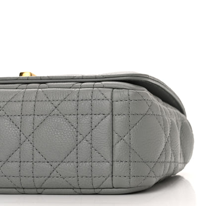 Christian Dior Calfskin Cannage Small Caro Bag Grey 10 of 12