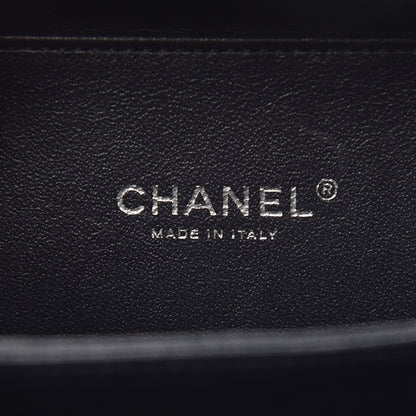 Chanel Iridescent Caviar Quilted Small CC Filigree Vanity Case Dark Turquoise 7 of 9