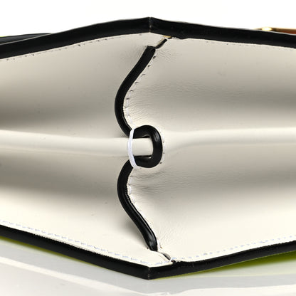 Christian Louboutin PVC Calfskin Small Elisa Shoulder Bag Neon Green Black 5 of 11