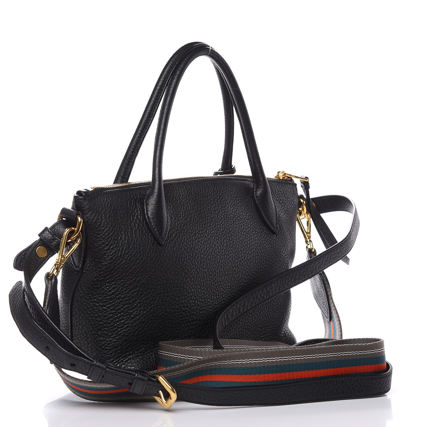 Vitello Daino Tote Black