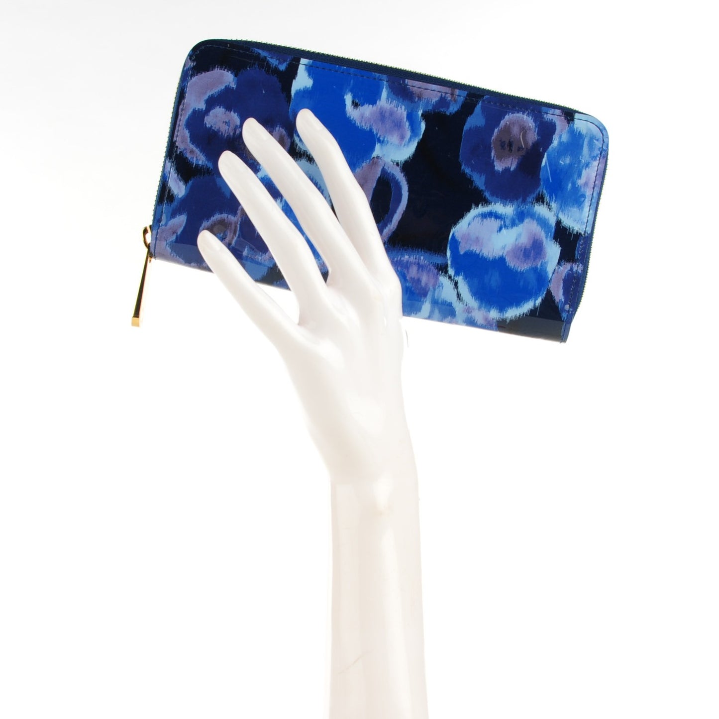 Vernis Ikat Zippy Wallet Grand Blue