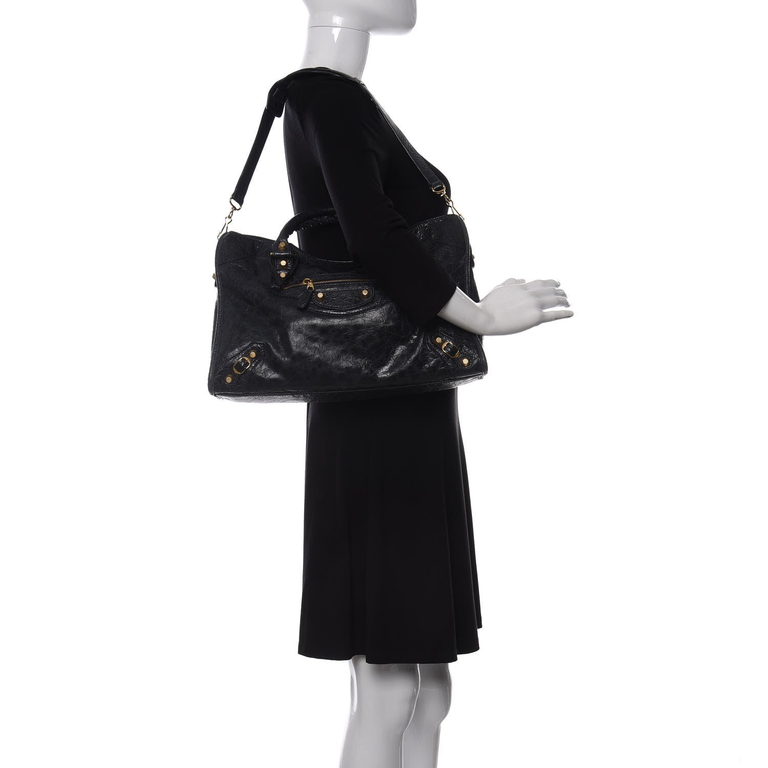 Balenciaga Agneau Giant 12 Gold Hardware City Bleu Obscur 2 of 11