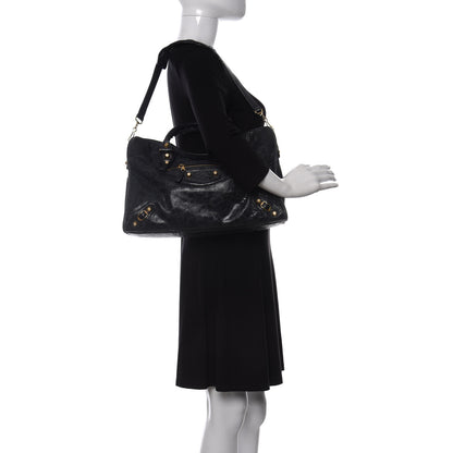 Balenciaga Agneau Giant 12 Gold Hardware City Bleu Obscur 2 of 11