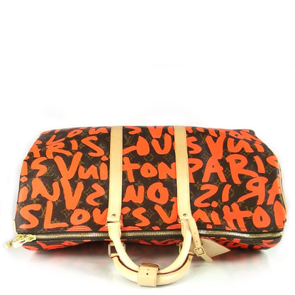 Louis Vuitton Monogram Graffiti Keepall 50 Orange 4 of 10