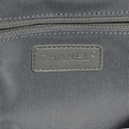 Chanel Washed Lambskin Chain Around Medium Messenger Black 6 of 7