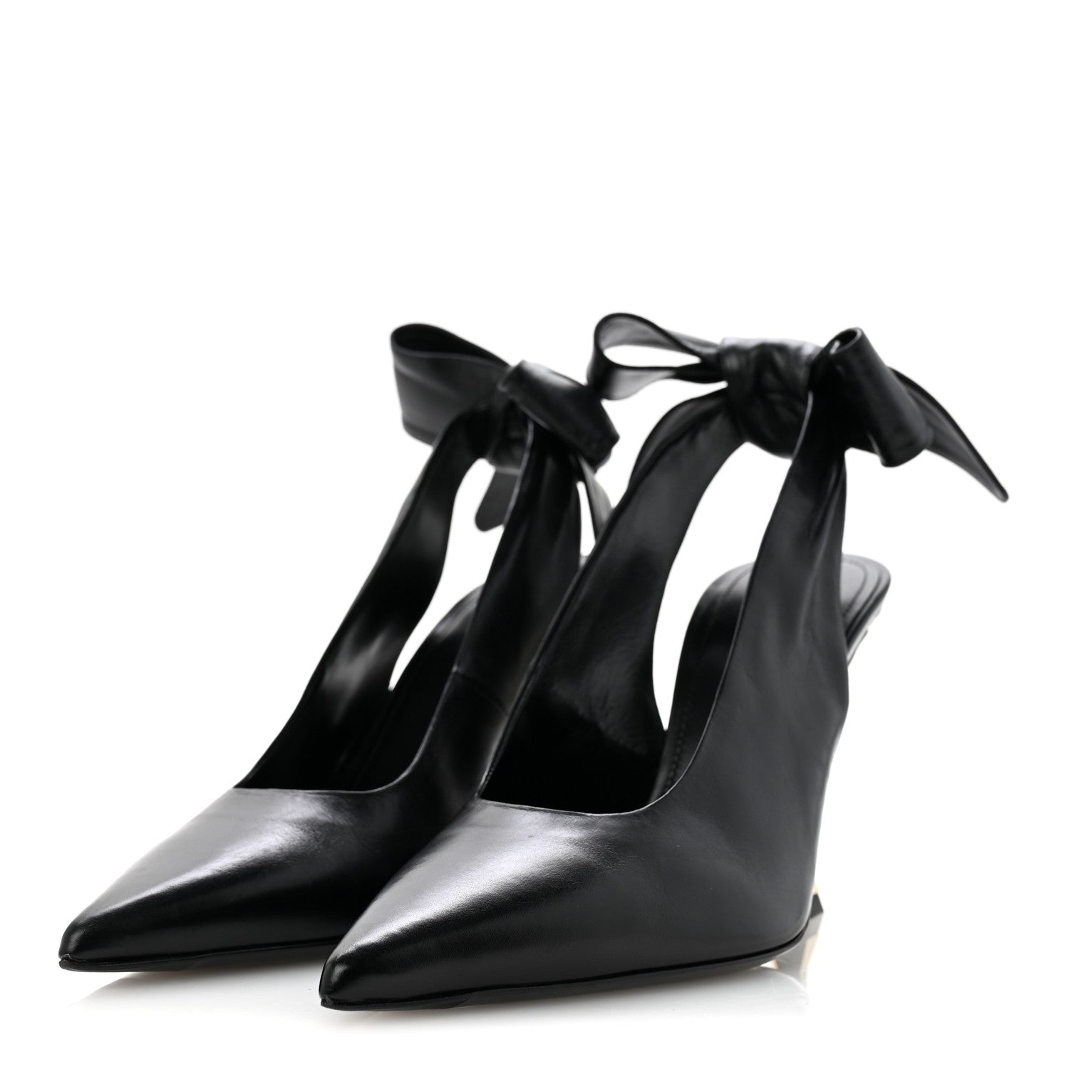 Givenchy Calfskin Beauw Slingback Pumps  36.5 Black 4 of 9